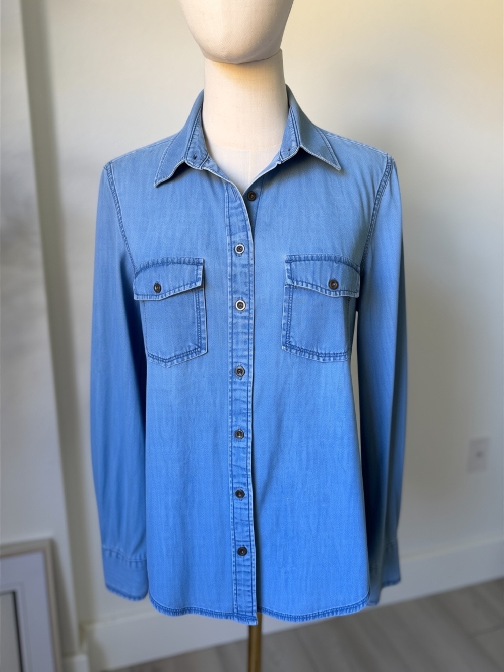 Banana Republic Light Blue Denim Shirt